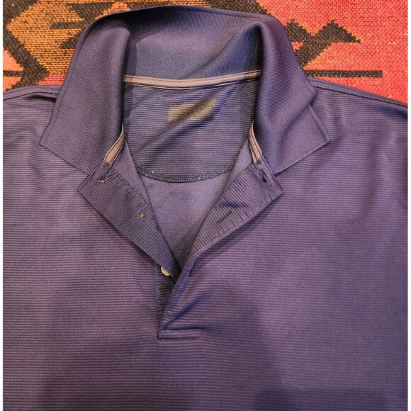 Ben Hogan Men's Navy Blue Short Sleeve Polo Shirt - Picture 4 of 16